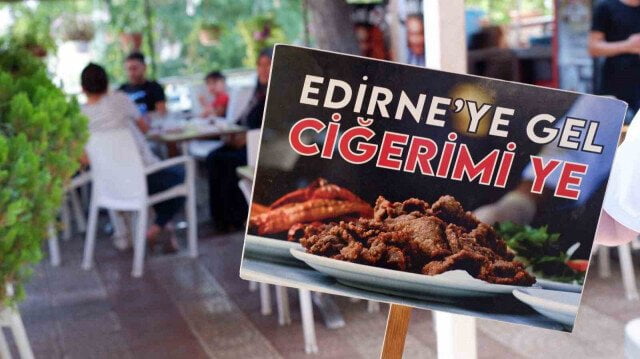 Edirne’de meşhur tava ciğerine tavan fiyat getirildi