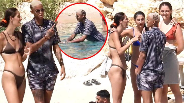 Filenin Sultanları tatile devam ediyor! Melissa Vargas denize gömlekle girdi