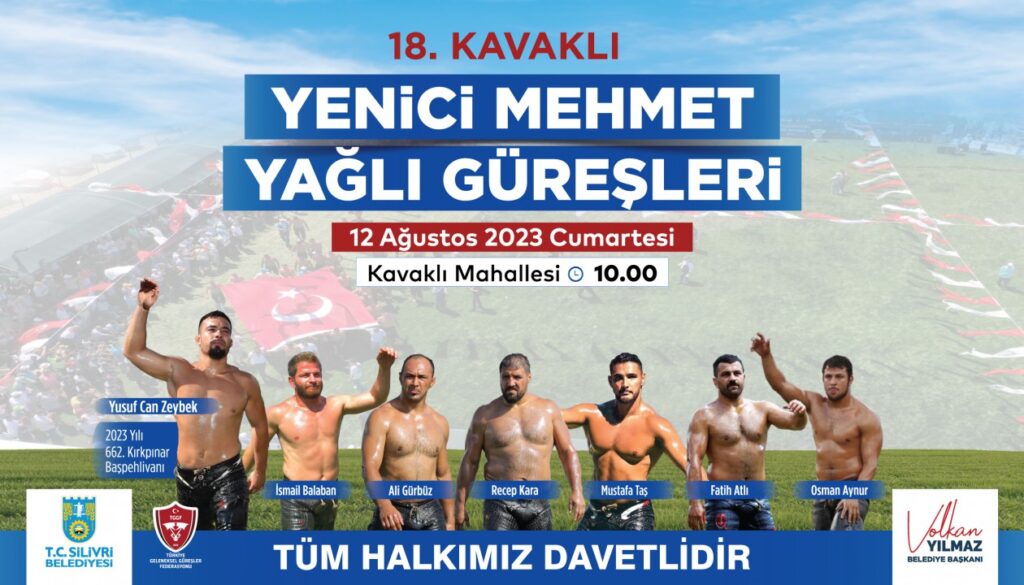 Kavaklı Yenici Mehmet Yağlı Güreşleri, 12 Ağustos’ta