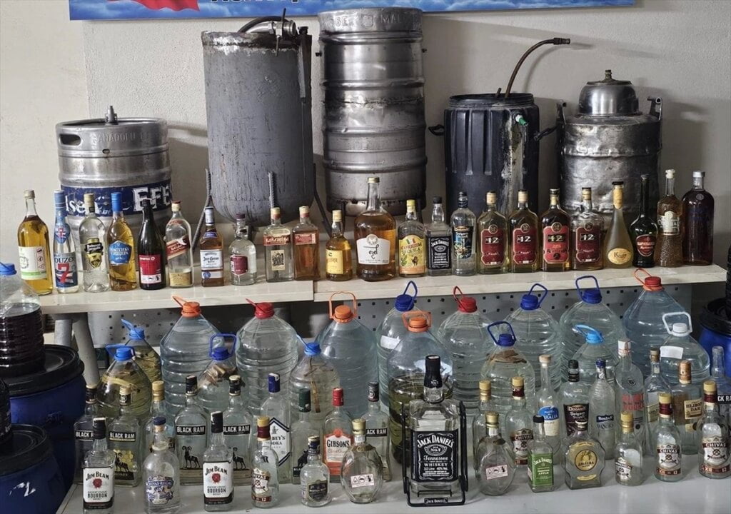 Çerkezköy’de 140 Litre Sahte İçki Ele Geçirildi