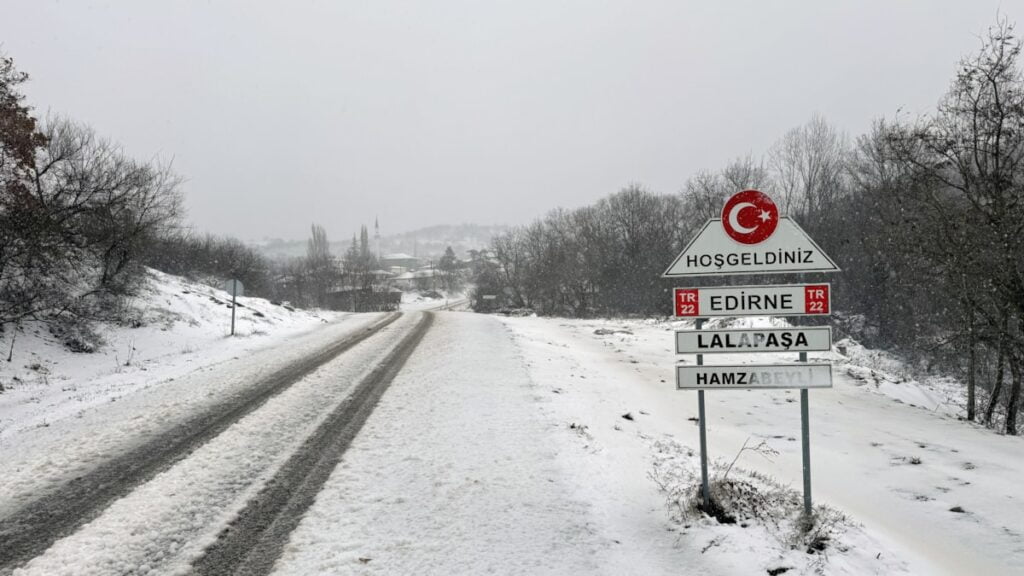 Kar alarmı: Trakya’dan giriş yaptı, Karadeniz için uyarı geldi
