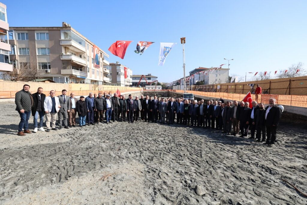 Gençlik ve Kültür Merkezi için temel atma töreni düzenlendi.