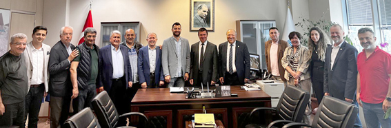 SİAD yönetiminden İSKİ Şube Müdürüne ziyaret