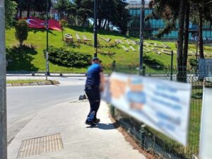 Silivri’de afiş ve pankart kirliliğine savaş
