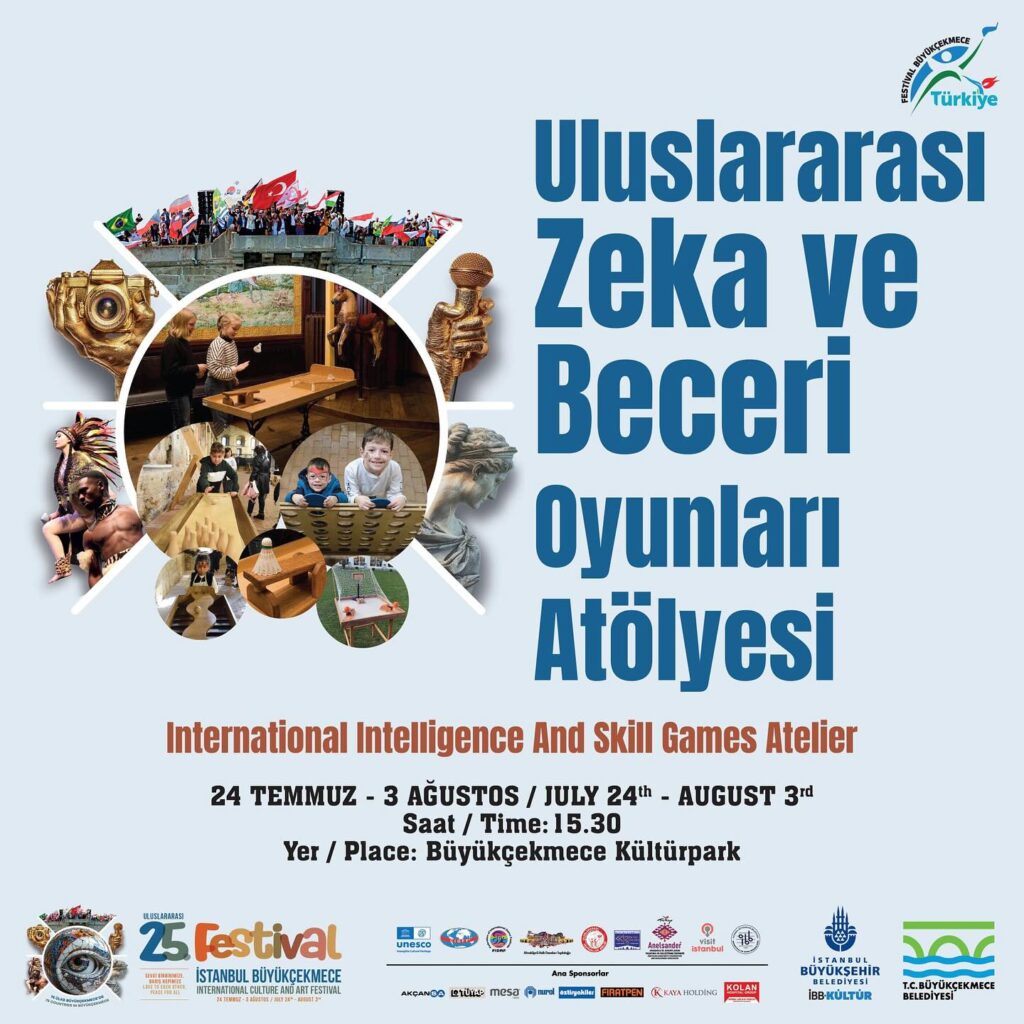 Büyükçekmece  Uluslararası Zeka ve Beceri Oyunları Atölyesi Açılıyor!