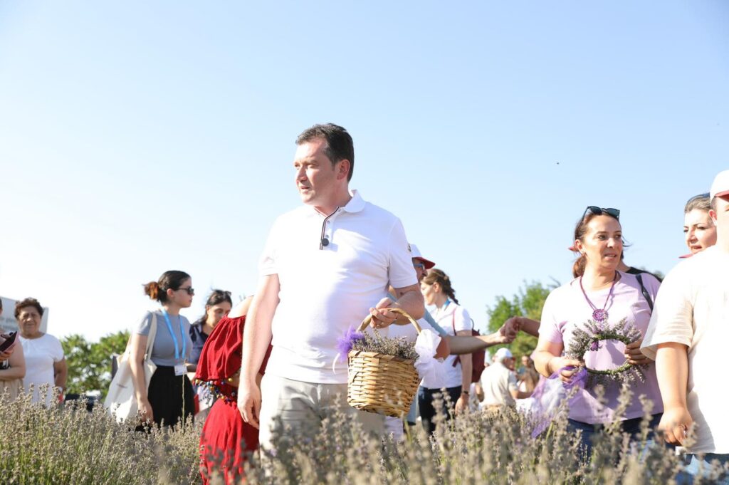 Lavanta Hasat Şenliği yapıldı.
