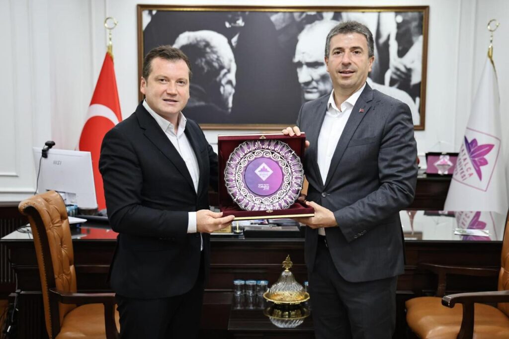 Balcıoğlu, Çatalca Belediye Başkanı Erhan Güzel’e Ziyaret