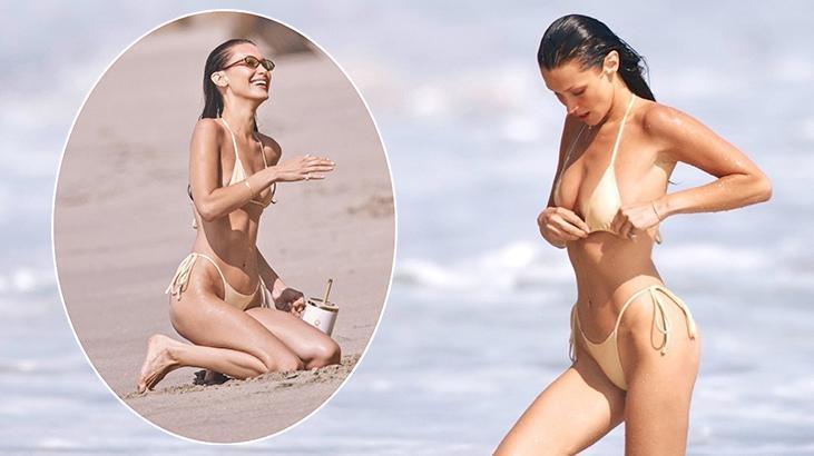 Bella Hadid, Malibu’da! Görenleri kendine hayran bıraktı