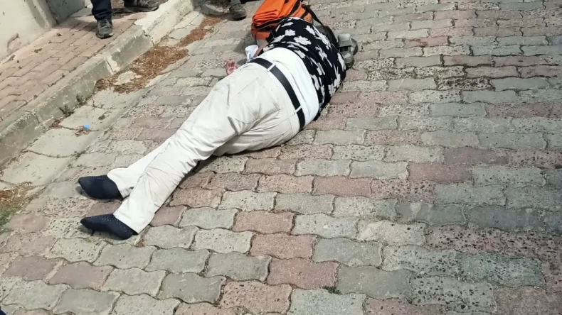 Belediye çalışanına saldırı