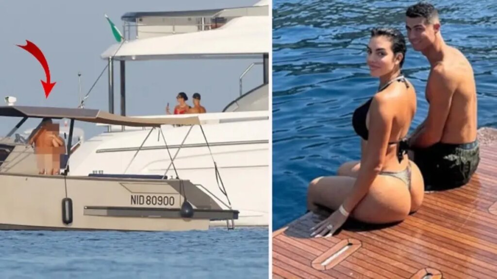 Görüntüleri milyonlar izledi! Ronaldo çiftinin tatilinde kadraja giren çifte dikkat