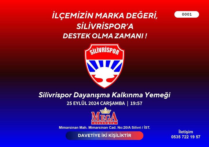 Çolakoğlu’dan, Silivrispor dayanışma yemeğine davet