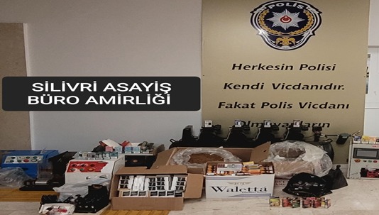 Kaçak tütüncülere baskın