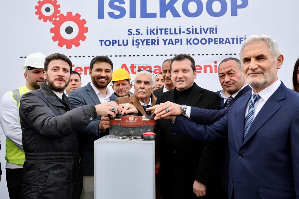 Toplu İş Yeri Yapı Kooperatifinin Temeli atıldı.