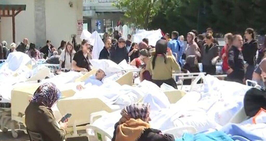 Silivri Devlet Hastanesi’ndeki hastalar tahliye edildi