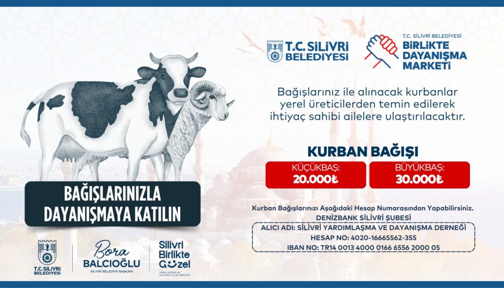 Silivri Belediyesi’nden kurban bağışı çağrısı