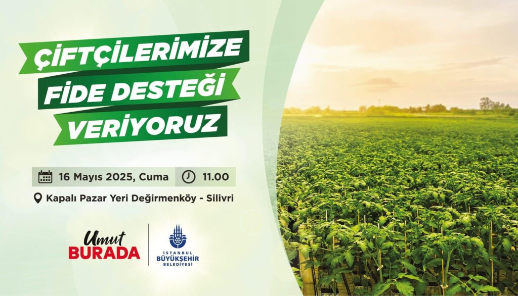 Değirmenköy’de Çiftçilere Yazlık Sebze Fidesi Desteği
