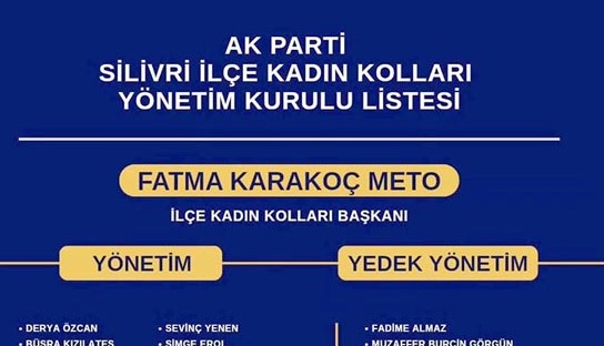 AKP Silivri İlçe Kadın Kolları’nda görev değişimi