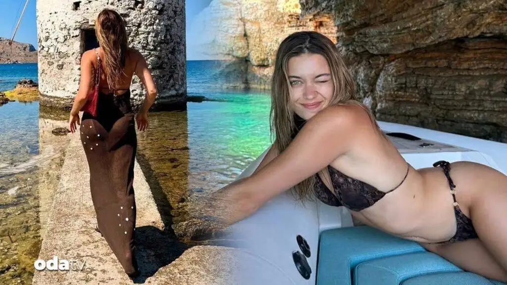 Afra Saraçoğlu’nun bayram tatili: Karelere yorum yağdı