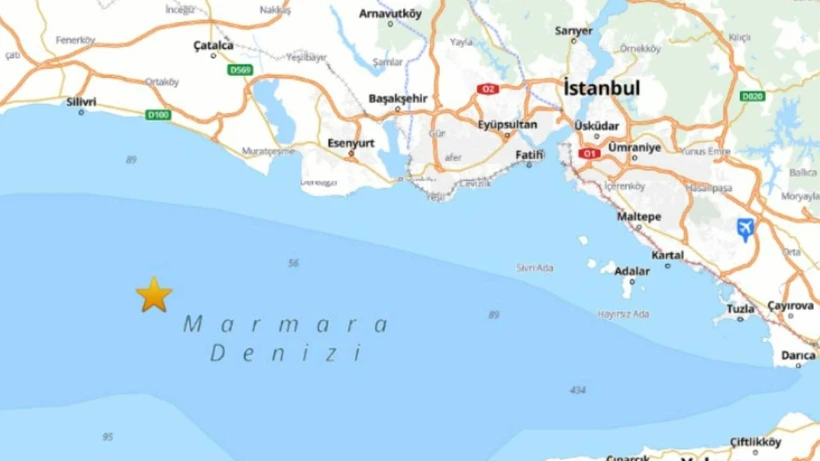 Marmara Denizi’nde Korkutan Deprem