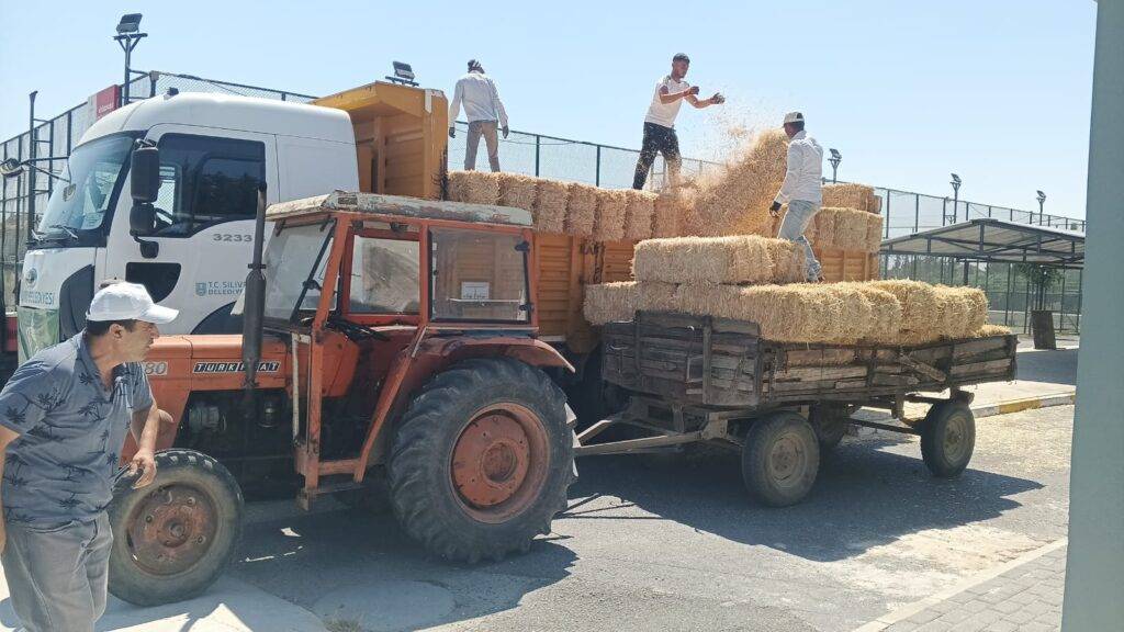 Silivri Belediyesi’nden Çiftçilere 5 Milyon TL’lik Saman ve Yem Desteği
