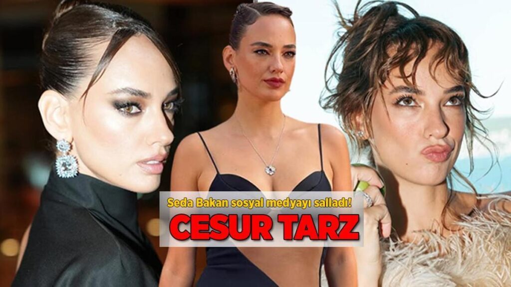 Seda Bakan’dan cesur tarz! Siyah elbisesi büyük beğeni topladı