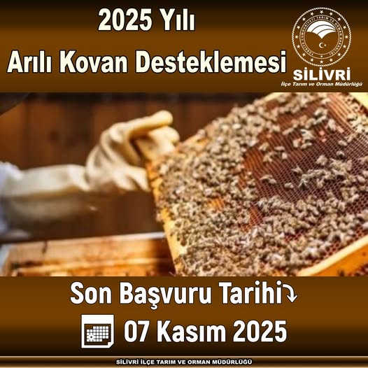 2025 Yılı Arılı Kovan Desteklemesi Başvuruları Başladı! Son Tarih: 7 Kasım 2025