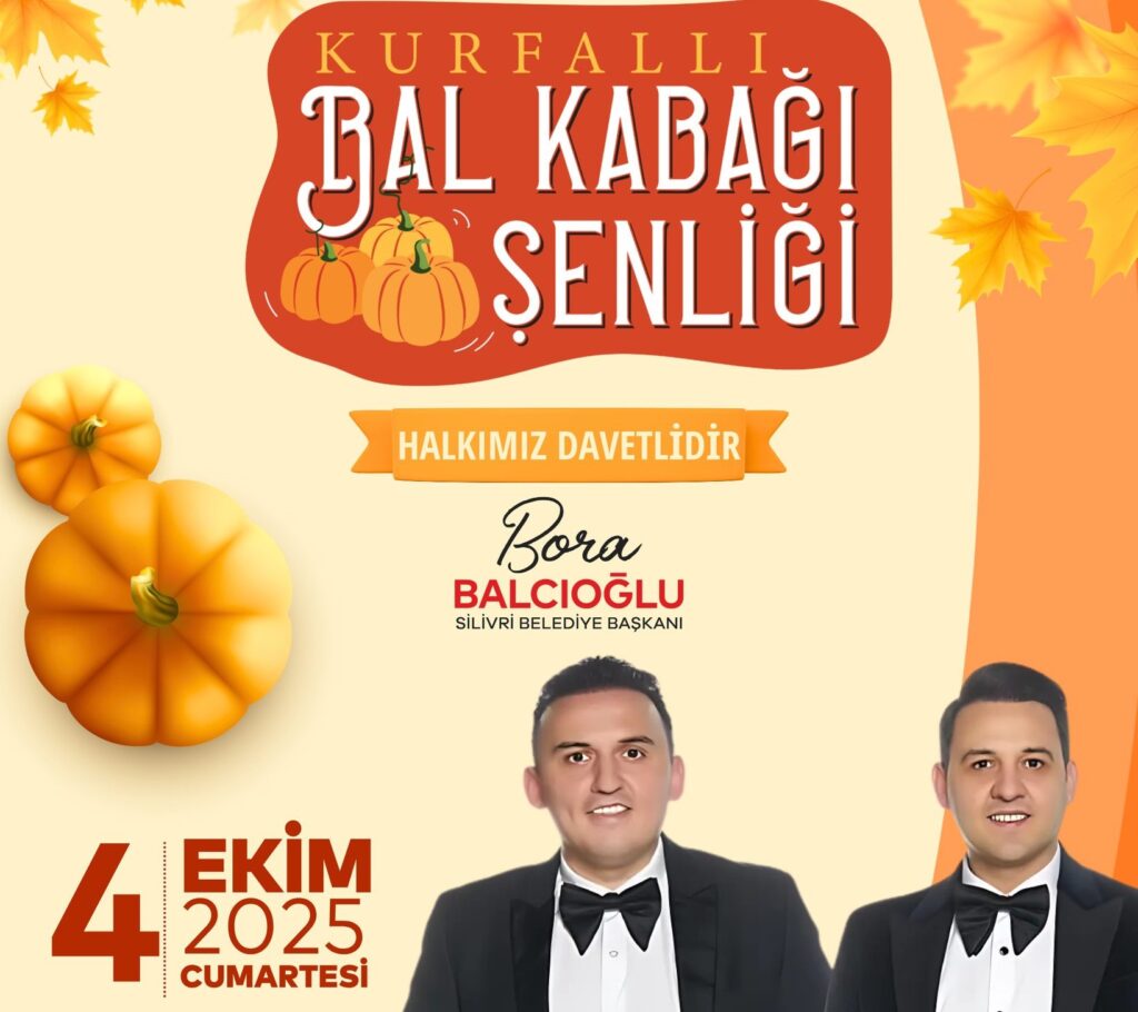 Silivri’de Sonbahar Coşkusu: Kurfallı Balkabağı Şenliği 4 Ekim’de