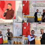 Silivri’de Üreticilere Kanola Tohumu Dağıtıldı 5 kanola