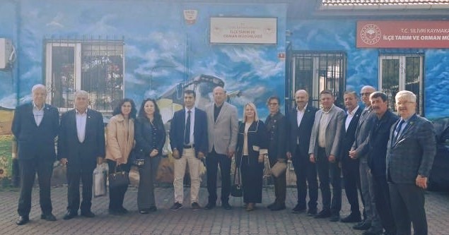 Silivri Muhtarlar Derneği’nden İlçe Tarım Müdürü Serkan Güneş’e Ziyaret