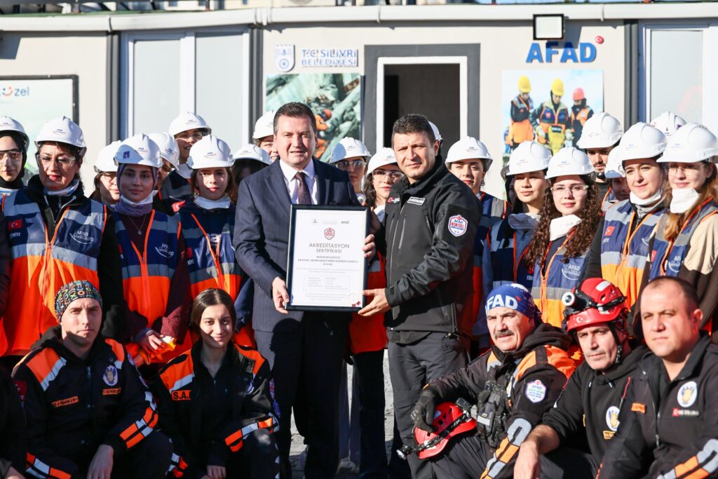 Silivri Arama Kurtarma Ekibi AFAD Akreditasyonu Aldı