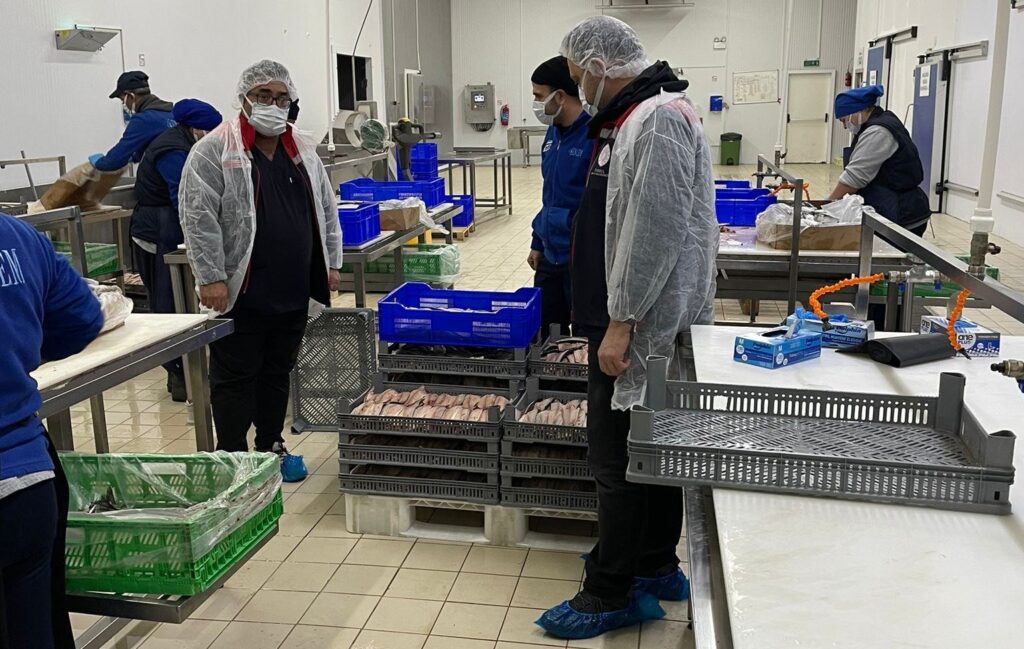 Çanta’da Su Ürünleri İhracatı Denetlendi