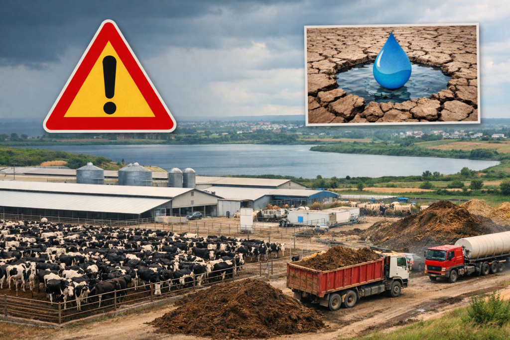 Dev Hayvan Tesisi Su Havzasında: Trakya İçin Büyük Risk