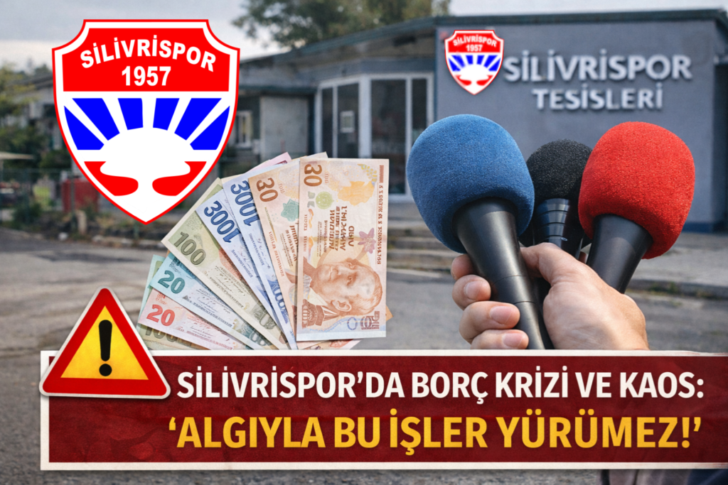 Silivrispor’da Borç Tartışması Büyüyor: “Algıyla Kulüp Yönetilmez”