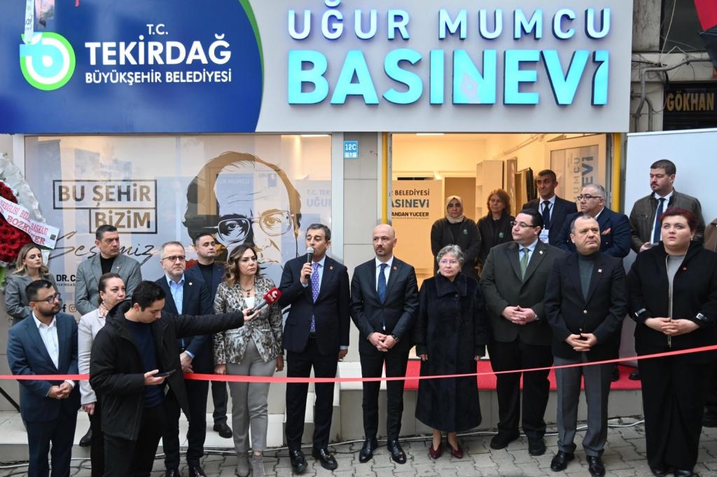Tekirdağ Uğur Mumcu Basınevi Açıldı | Yerel Basına Güçlü Destek