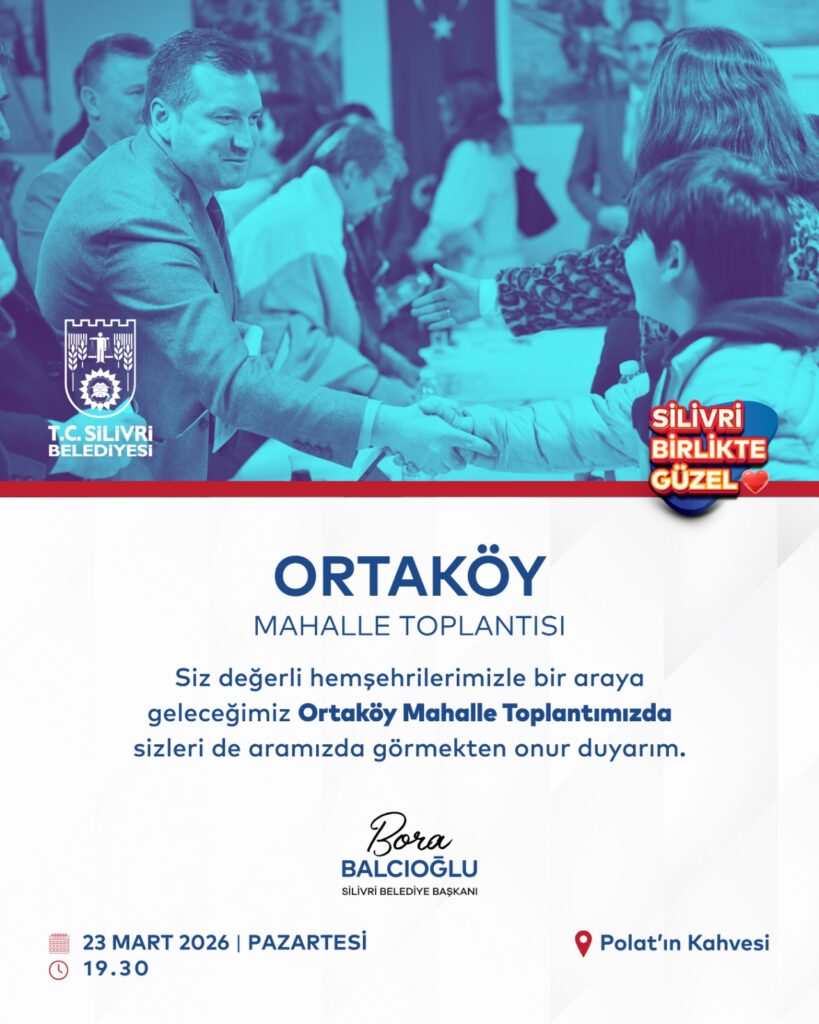 Balcıoğlu Ortaköy’de Mahalle Toplantısı Düzenliyor!