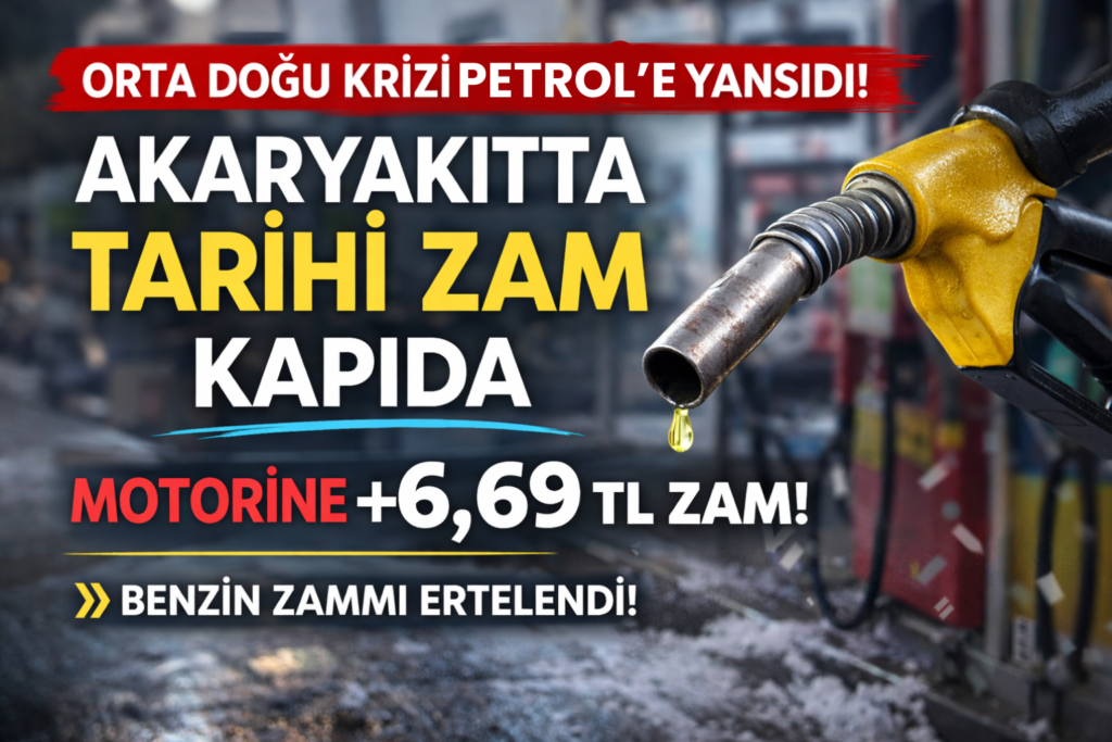 Akaryakıta tarihi zam kapıda