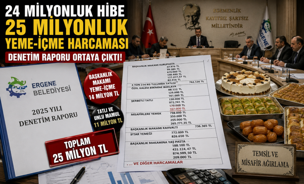 Ergene’de Belediye Bütçesi Gündem Oldu: Tatlıya Milyonlar Gitmiş