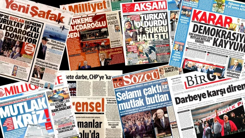 Gazeteler CHP Butlan Kararını Farklı Manşetlerle Verdi