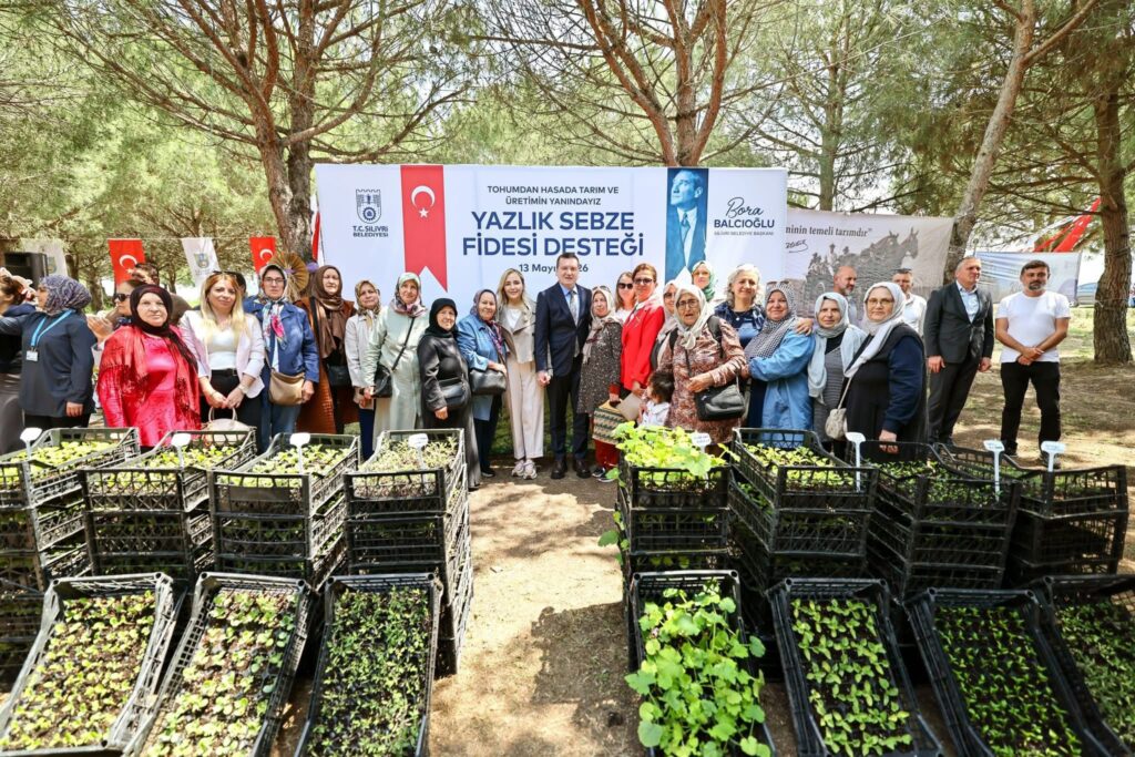 Silivri’de Kadın Üreticilere Fide Desteği