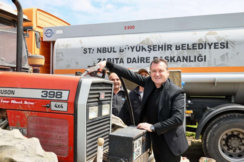 Silivri’de Çiftçilere Mazot Desteği