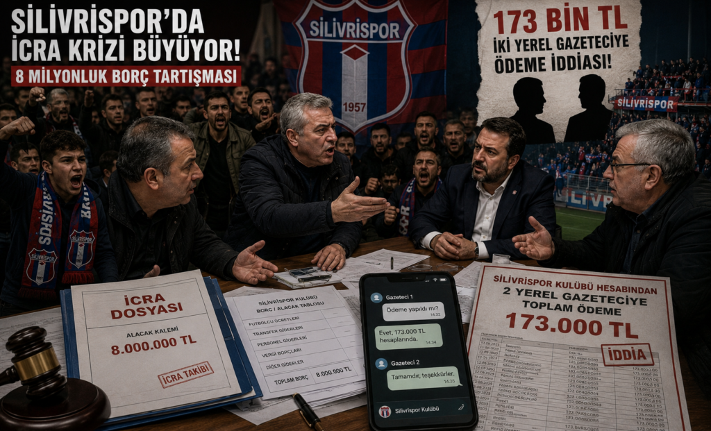 Silivrispor’dan Şok İddia! İki Gazeteciye 173 Bin TL Ödeme mi Yapıldı?