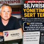 akgun durudan silivrispor yonetimine sert tepki