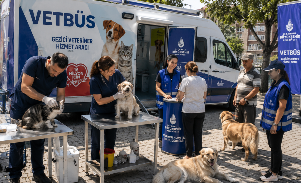 VETBÜS Haziran’da Silivri’de 3 Noktada Hizmet Verecek