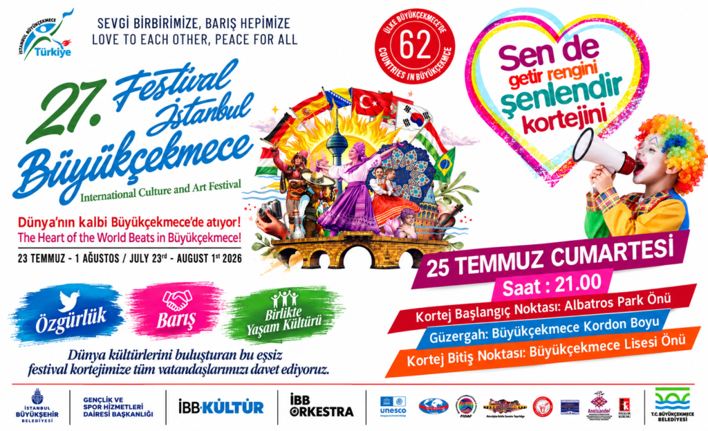 Büyükçekmece Kültür ve Sanat Festivali Korteji Başlıyor