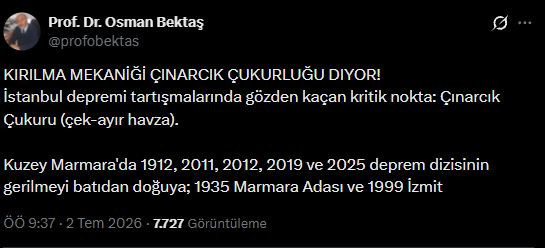 istanbulun dibindeki deprem cukurunu herkes unuttu sallarsa o sallar 1