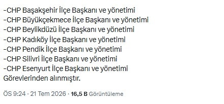Kayyum Gürsel Tekin Silivri dahi 7 ilçe başkanının görevden alındığını duyurdu 3 kayyum gursel tekin silivri dahi 7 ilce baskaninin gorevden alindigini duyurdu 1 KZaE4a8y