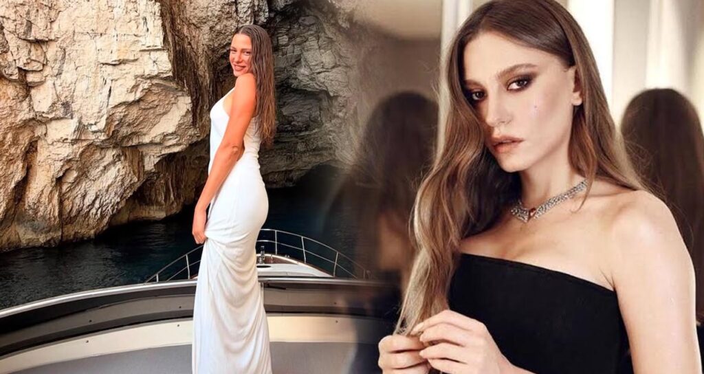 Serenay Sarıkaya’nın tekne pozları olay oldu