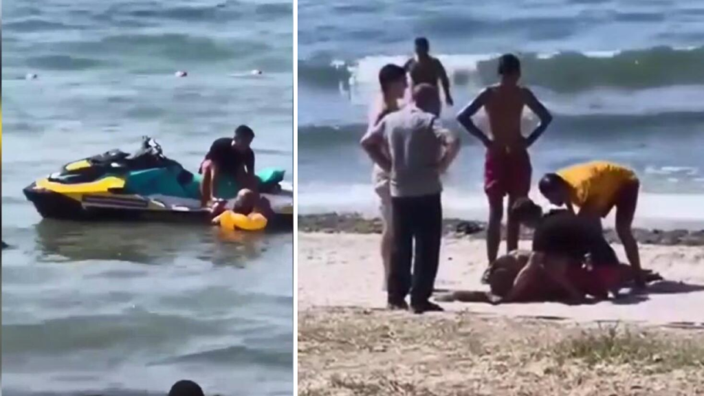 Serinlemek isterken canından oluyordu! Cankurtaranlar son anda kurtardı