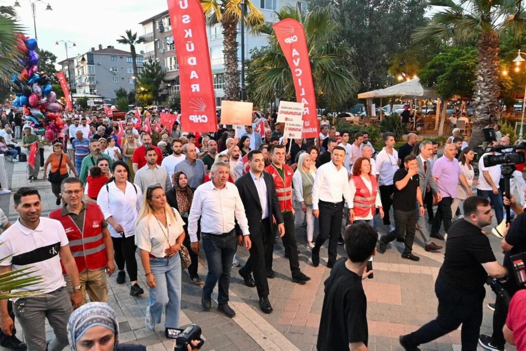 CHP’den Silivri’de Bora Balcıoğlu’na Destek Yürüyüşü