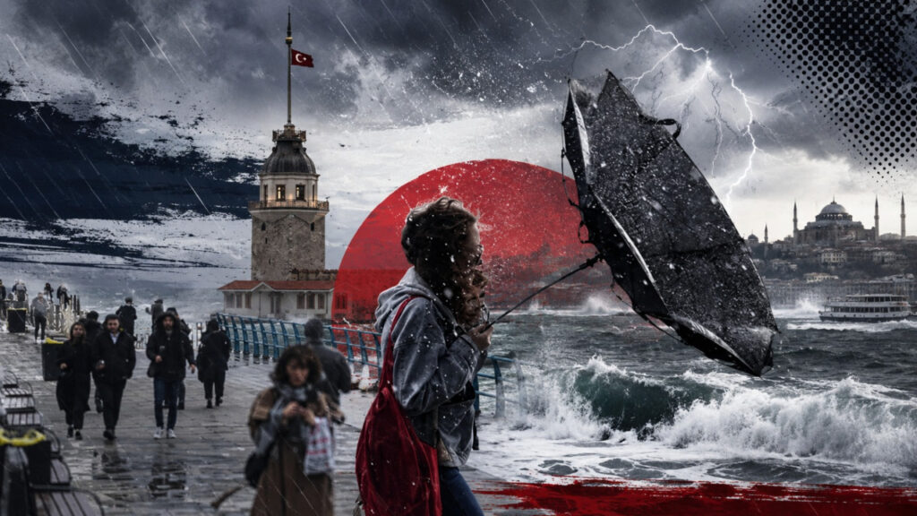 İstanbul’u fırtına vuracak! Ayakta durmak bile zorlaşacak